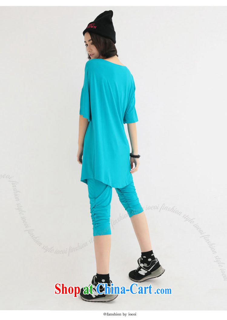 Here is summer 2015 new thick mm larger female video slim, T shirts and pants sport and leisure Package Women 1129 blue XXXL (150 - 180 ) jack pictures, price, brand platters! Elections are good character, the national distribution, so why buy now enjoy more preferential! Health