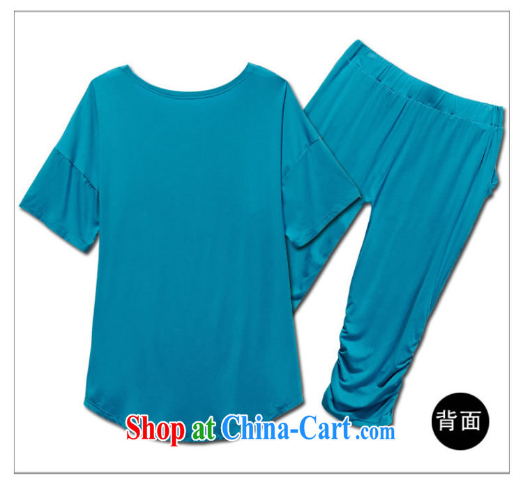 Here is summer 2015 new thick mm larger female video slim, T shirts and pants sport and leisure Package Women 1129 blue XXXL (150 - 180 ) jack pictures, price, brand platters! Elections are good character, the national distribution, so why buy now enjoy more preferential! Health