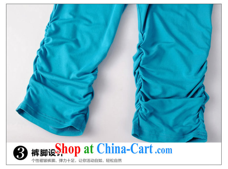 Here is summer 2015 new thick mm larger female video slim, T shirts and pants sport and leisure Package Women 1129 blue XXXL (150 - 180 ) jack pictures, price, brand platters! Elections are good character, the national distribution, so why buy now enjoy more preferential! Health