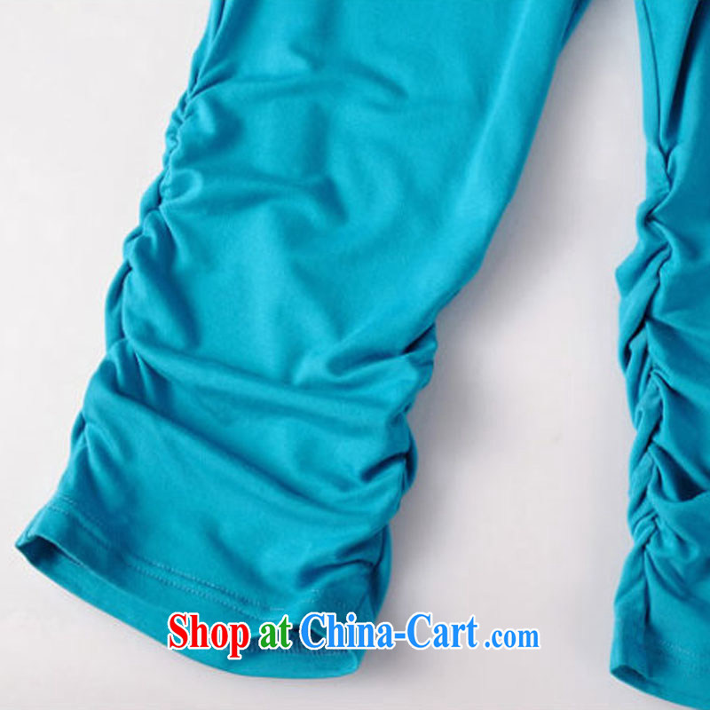 From here you can summer 2015 new thick mm larger female video slim, T shirts and pants sport and leisure Package Women 1129 blue XXXL (150 - 180 ) jack, you can here (KOSHION), online shopping