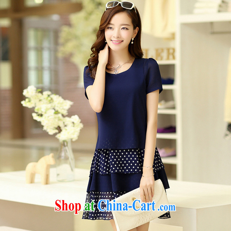 We are, in summer 2015, the girls decorated in a video thin floral 7 snow cuff woven dresses female A 9003 blue XXXL, we are indeed, shopping on the Internet