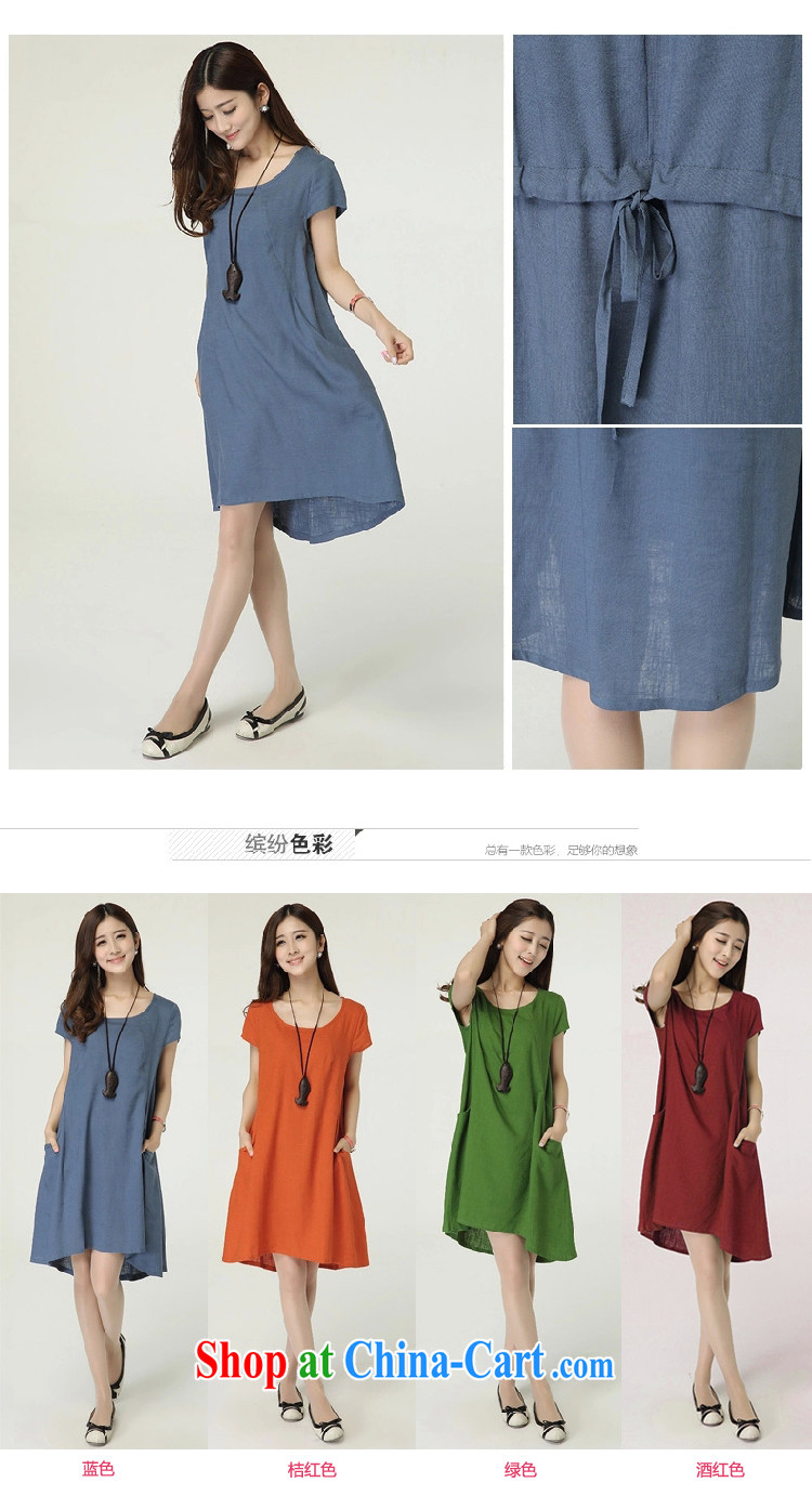The evergreens flower summer 2015 new Korean version the code loose linen cotton Ma dresses DM 686 green XXL pictures, price, brand platters! Elections are good character, the national distribution, so why buy now enjoy more preferential! Health