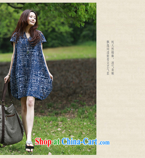 The Atlas Copco's 2015 summer new Korean version the Code women V stamp duty for original loose cotton the dresses 6632 Apricot Flowers short-sleeved XXL pictures, price, brand platters! Elections are good character, the national distribution, so why buy now enjoy more preferential! Health