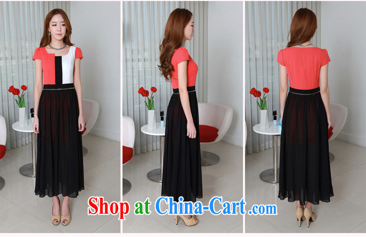 Constitution, 2015 summer new Korean XL women's clothing stylish Aura spell color round-collar short-sleeve removable snow-woven dresses thick mm Red Large XL 3 145 - 160 Jack pictures, price, brand platters! Elections are good character, the national distribution, so why buy now enjoy more preferential! Health