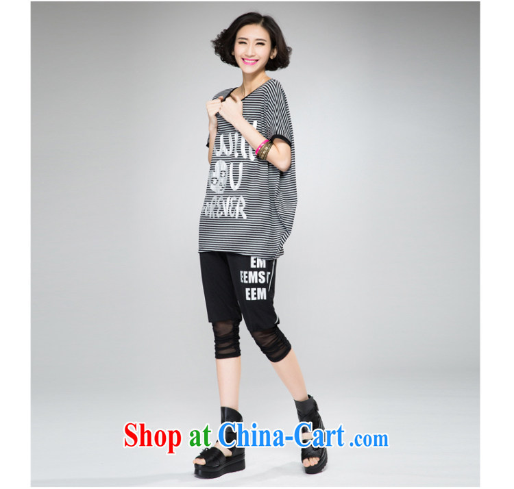 Eternal show the code female T-shirts thick sister 2015 summer new, thick, graphics thin stylish pale streaks bat sleeves loose the fat XL T-shirt gray 2 XL pictures, price, brand platters! Elections are good character, the national distribution, so why buy now enjoy more preferential! Health