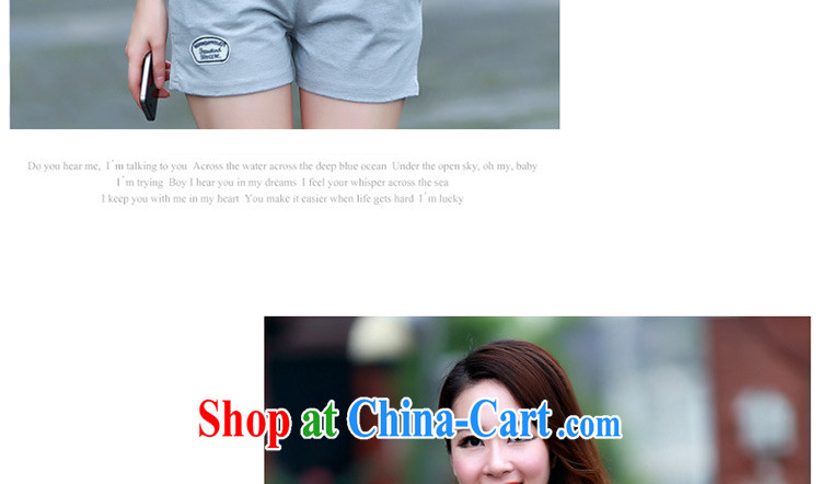 Kosovo Lucy (Woxi) 2015 summer new, large, Korean fashion girls shorts uniforms cotton two-piece 212 light gray M pictures, price, brand platters! Elections are good character, the national distribution, so why buy now enjoy more preferential! Health