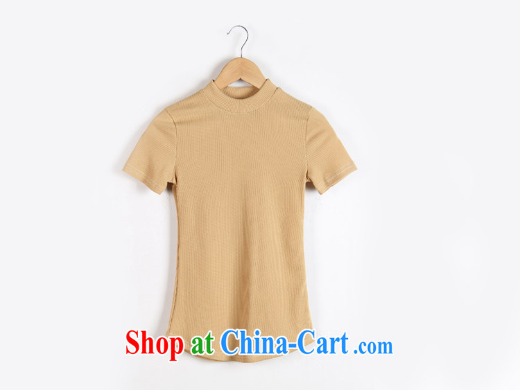 9 color small high-collar thread beauty stretch short sleeve shirt T of 1112 red are code pictures, price, brand platters! Elections are good character, the national distribution, so why buy now enjoy more preferential! Health