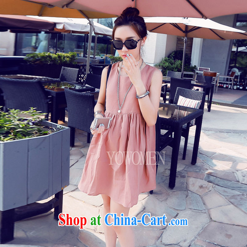Thanks for Elizabeth's cheer 2015 summer new pregnant women vest skirt with pregnant women pregnant women pregnant women dress dresses Y 2551 pink XL, beautiful Windsor, cross-sectoral, and shopping on the Internet
