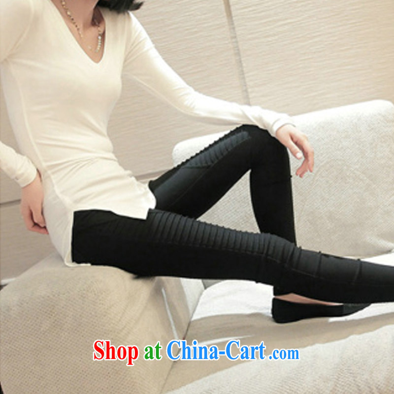 Diane of Mephidross spring 2015 new Korean version is indeed the XL female 200 Jack thick MM solid pants stylish warranty and trousers female black XXXL 160 - 200 jack, Diane of Mephidross (DAISUMAN), online shopping