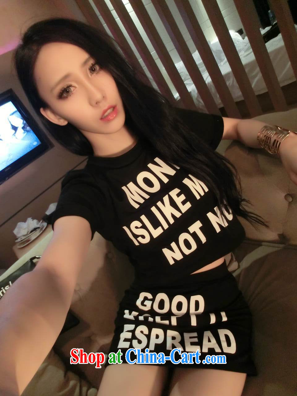 Emily for women 2015 short terrace poverty gall letters T shirts short skirts package black are code pictures, price, brand platters! Elections are good character, the national distribution, so why buy now enjoy more preferential! Health