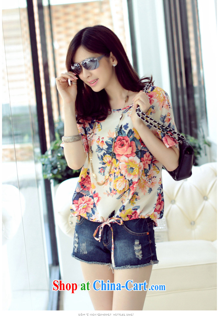 Ms Audrey EU, according to 2015 spring and summer new, larger female fancy loose short-sleeved snow woven shirts suit XXXL pictures, price, brand platters! Elections are good character, the national distribution, so why buy now enjoy more preferential! Health