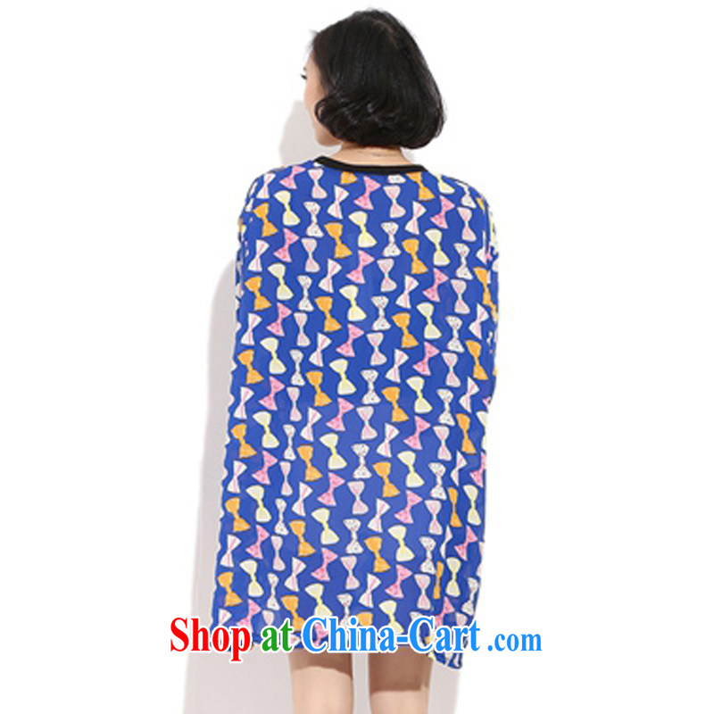 Made the Advisory Committee 2015 spring and summer new loose video thin and thick XL women mm thick, long, snow-woven shirt-skirt blue loose all code chest of tile 126, director of the Advisory Committee (mmys), and, on-line shopping