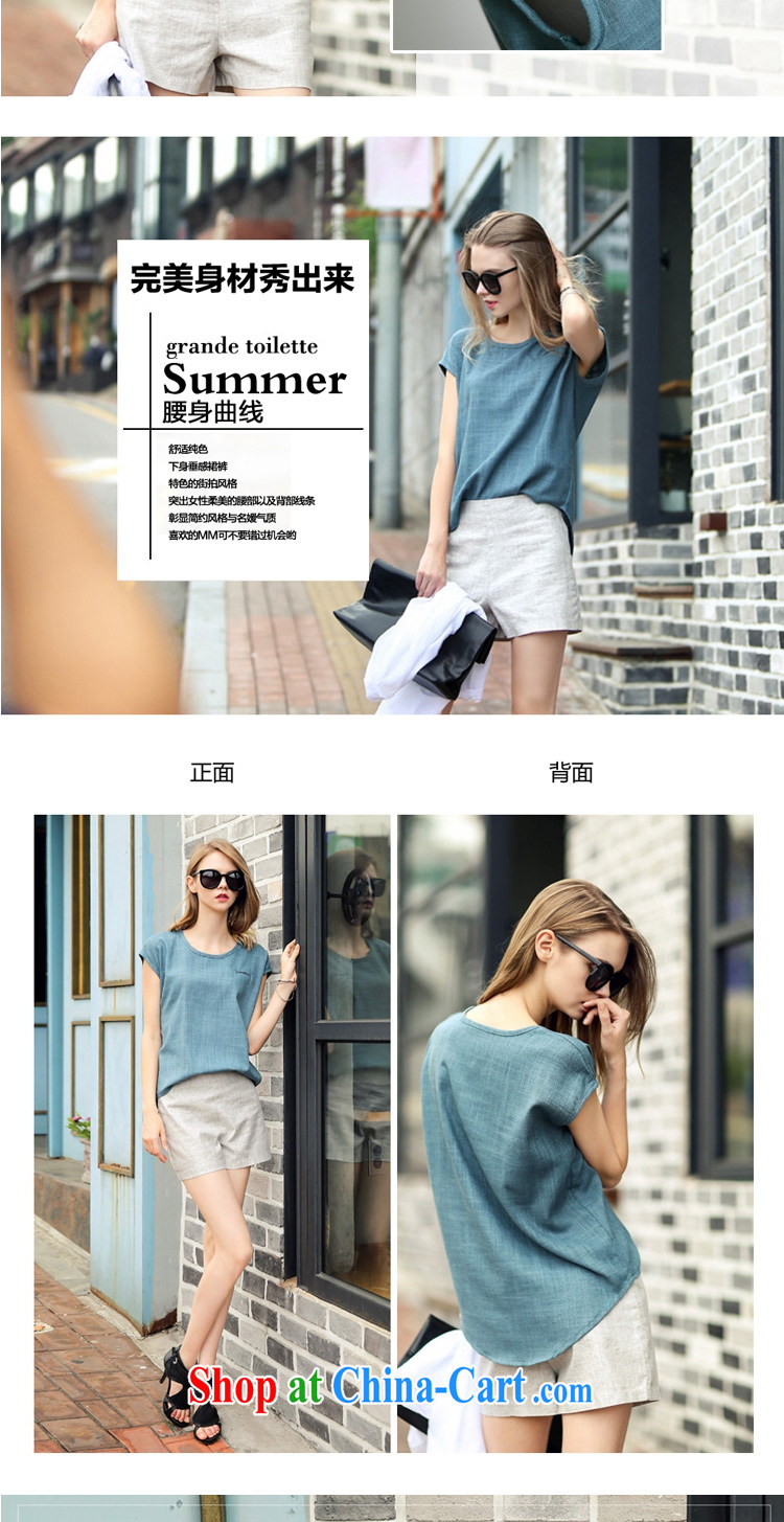 According to perfect 2015 new thick MM larger women linen Leisure package Europe and stylish high-waist graphics thin shorts two piece Y 2163 photo color 5 XL pictures, price, brand platters! Elections are good character, the national distribution, so why buy now enjoy more preferential! Health