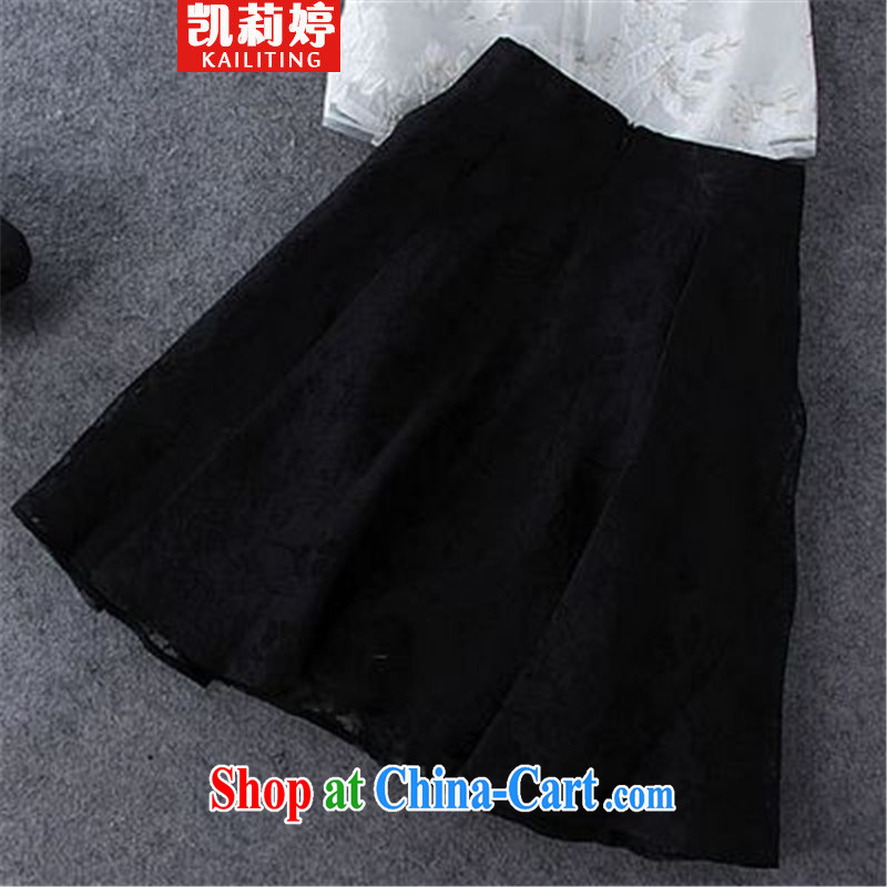 Kai Li Ting 2015 European root yarn Sleeveless T-shirt and a black skirt half Kit picture color M, Kai li ting (KAILITING), and shopping on the Internet