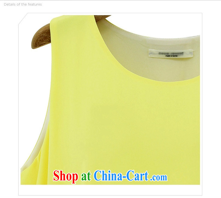 taste in Gangnam-gu 2015 summer new thick mm maximum load is increased, female solid shirt snow woven shirts girls sleeveless vest wide graphics thin loose the T pension 58 yellow 4 XL recommendations 160 - 180 Jack pictures, price, brand platters! Elections are good character, the national distribution, so why buy now enjoy more preferential! Health
