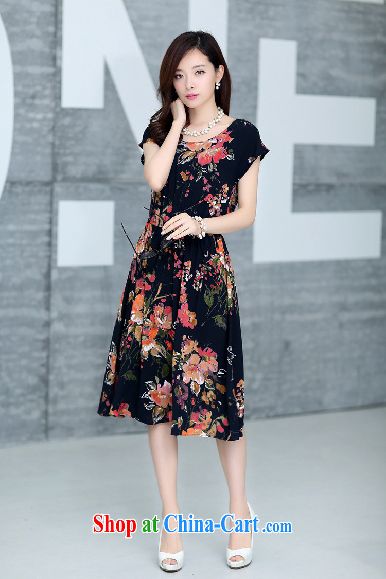 Chi-chiu-dresses summer 2015 new short-sleeved stamp skirt the beauty in long dresses summer Bauhinia XXXL pictures, price, brand platters! Elections are good character, the national distribution, so why buy now enjoy more preferential! Health
