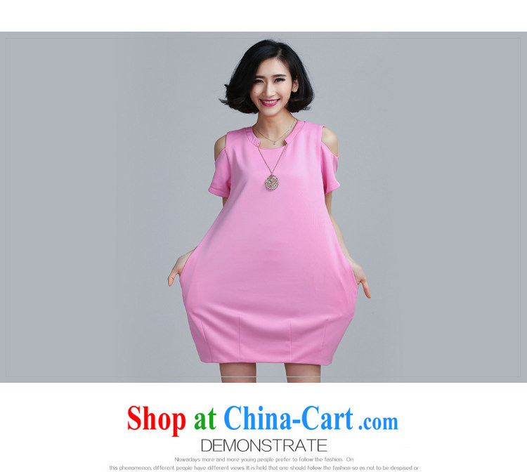 Newman, summer 2015 new, larger female thick sister beauty graphics thin lantern skirt short-sleeved dresses female NM 6057 black 4XL pictures, price, brand platters! Elections are good character, the national distribution, so why buy now enjoy more preferential! Health
