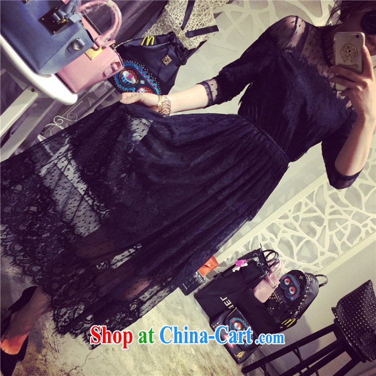 Yu's Sin City 2015 New, and indeed increase, female fat mm spring and summer decoration, graphics thin solid lace dresses 4 XL recommends that you 165 - 200 Jack pictures, price, brand platters! Elections are good character, the national distribution, so why buy now enjoy more preferential! Health