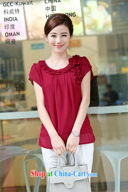 Arrogant season 2015 spring new larger girl with a 30 - 40-year-old mother with long-sleeved snow woven shirts female middle-aged T shirt lace T-shirt maroon XXL pictures, price, brand platters! Elections are good character, the national distribution, so why buy now enjoy more preferential! Health