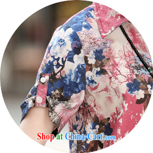 Arrogant season 2015 middle-aged and older female summer new XL cotton shirt graphics thin middle-aged mother with fancy, long T-shirt girl saffron XXXL pictures, price, brand platters! Elections are good character, the national distribution, so why buy now enjoy more preferential! Health