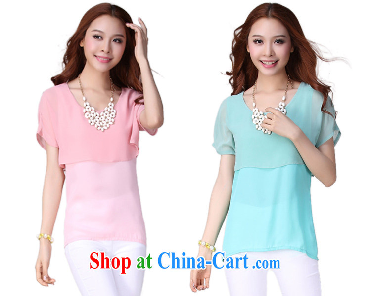 Iraq, the 2015 summer new, larger female snow woven shirt short-sleeved shirt T summer relaxed thick mm thick sister 2041 rose red XXL pictures, price, brand platters! Elections are good character, the national distribution, so why buy now enjoy more preferential! Health
