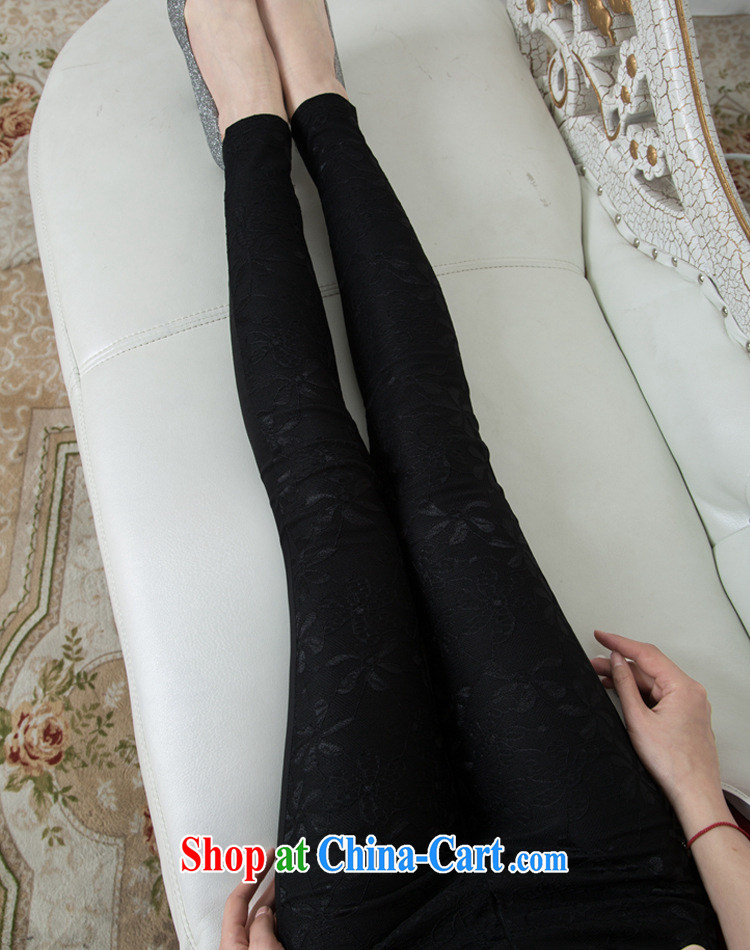 ZZ &FF 2015 spring and summer new paragraph lace trousers XL thick MM spring Beauty Salon female solid black pants XXXL (165 - 200 ) jack pictures, price, brand platters! Elections are good character, the national distribution, so why buy now enjoy more preferential! Health