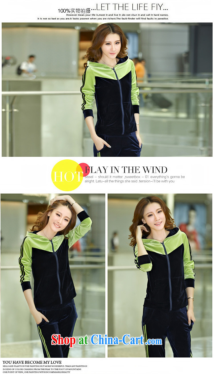 2015 New Products new spring, the wool sport and leisure package cap spell color stylish long-sleeved women's code package thick MM graphics thin 7 XL King, fluorescent green 3 XL pictures, price, brand platters! Elections are good character, the national distribution, so why buy now enjoy more preferential! Health
