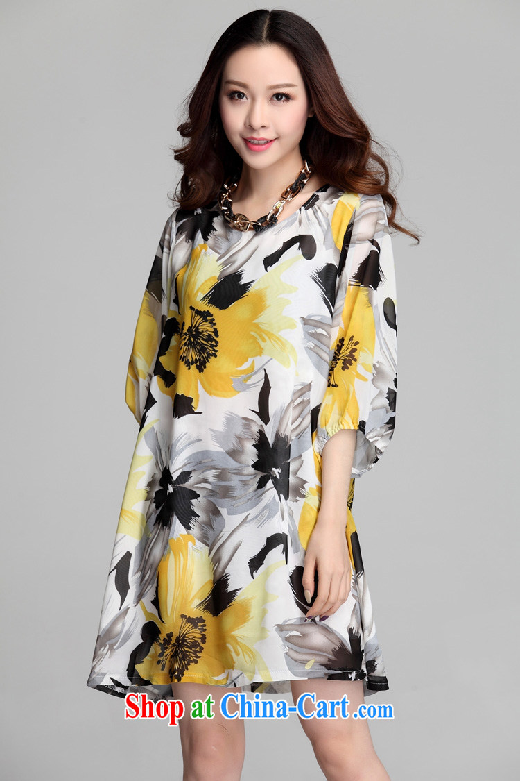 The MS 2015 summer, new Korean fashion loose stamp dresses girls in long, large, female K 0382 red XXXL pictures, price, brand platters! Elections are good character, the national distribution, so why buy now enjoy more preferential! Health