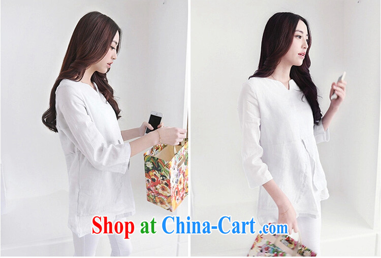 FGAFG larger female 2015 cotton Ma mm thick 7 cuffs loose A-shirt cotton the thick sister T-shirt blue XXXXL pictures, price, brand platters! Elections are good character, the national distribution, so why buy now enjoy more preferential! Health