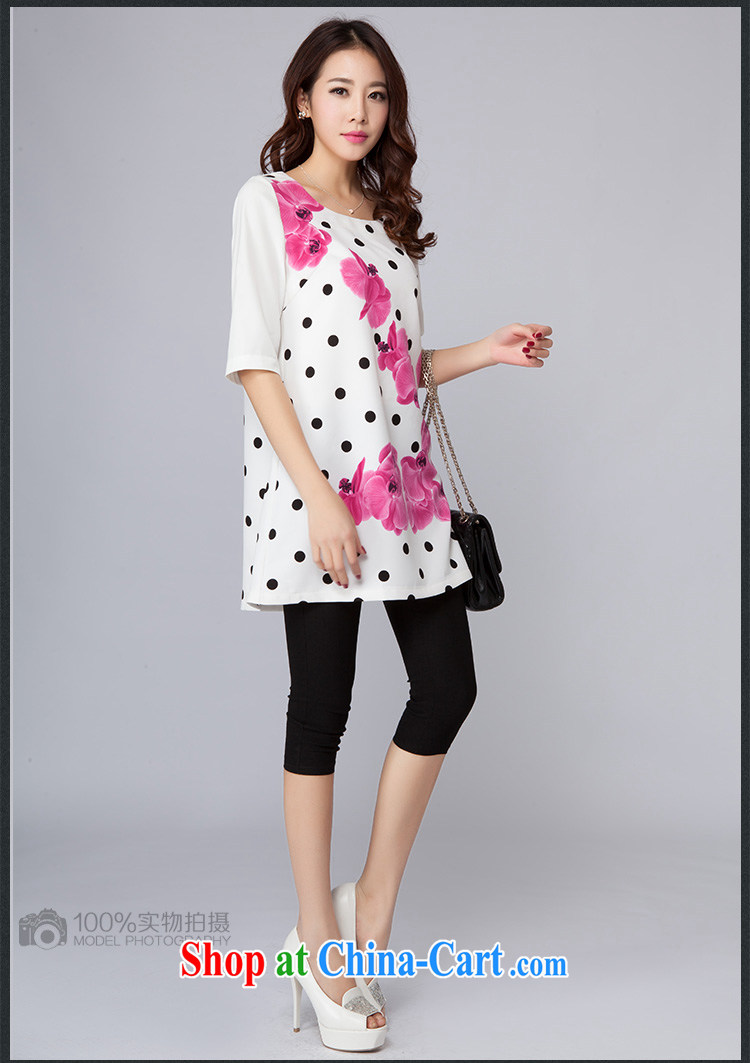 Yu-wei SIA 2015 spring and summer new products, female wave point-floral dresses Korean minimalist atmospheric graphics thin cotton the dresses girls T-shirt, white point 4 XL (165 - 180 ) jack pictures, price, brand platters! Elections are good character, the national distribution, so why buy now enjoy more preferential! Health