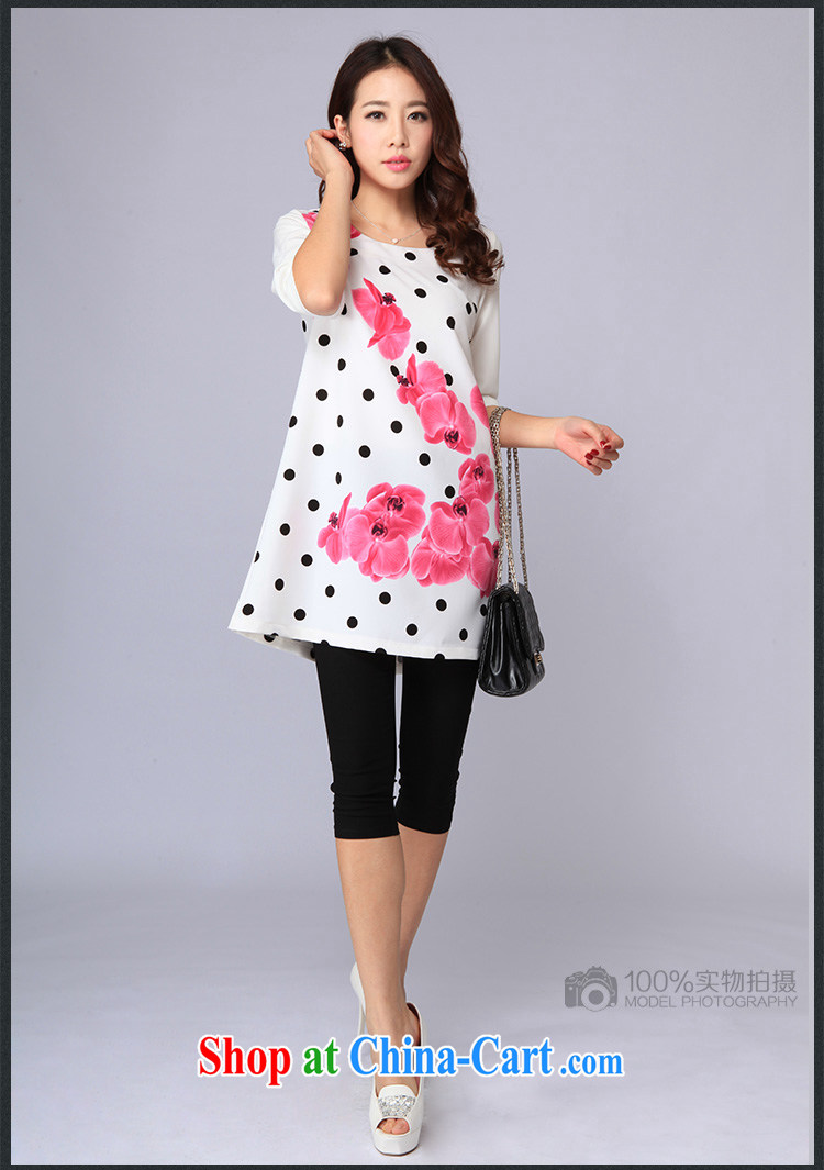 Yu-wei SIA 2015 spring and summer new products, female wave point-floral dresses Korean minimalist atmospheric graphics thin cotton the dresses girls T-shirt, white point 4 XL (165 - 180 ) jack pictures, price, brand platters! Elections are good character, the national distribution, so why buy now enjoy more preferential! Health