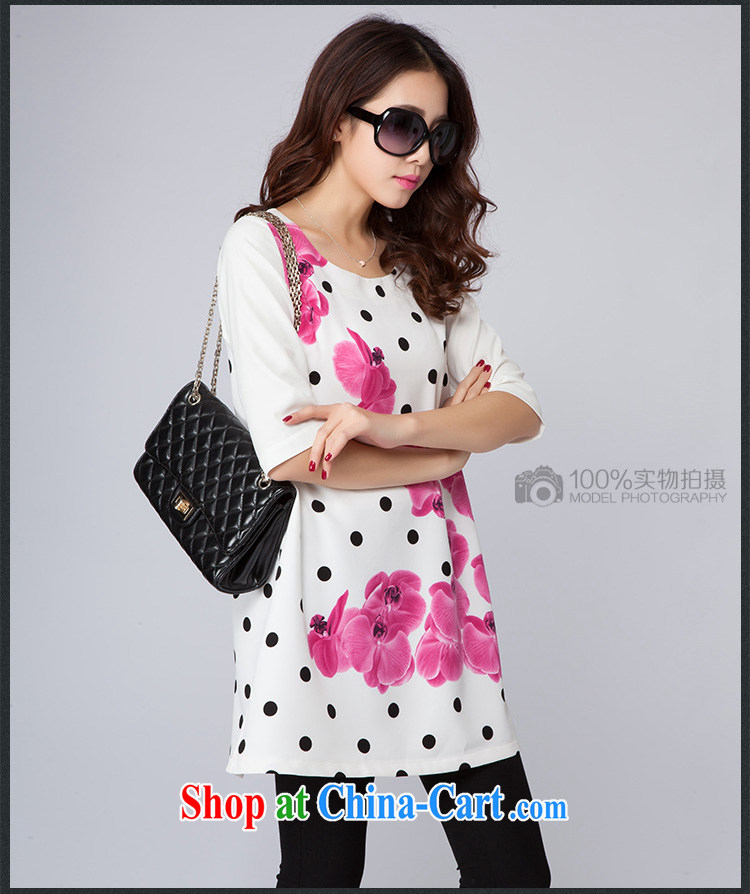 Yu-wei SIA 2015 spring and summer new products, female wave point-floral dresses Korean minimalist atmospheric graphics thin cotton the dresses girls T-shirt, white point 4 XL (165 - 180 ) jack pictures, price, brand platters! Elections are good character, the national distribution, so why buy now enjoy more preferential! Health