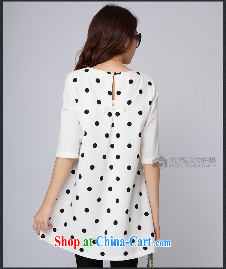 Yu-wei SIA 2015 spring and summer new products, female wave point-floral dresses Korean minimalist atmospheric graphics thin cotton the dresses girls T-shirt, white point 4 XL (165 - 180 ) jack pictures, price, brand platters! Elections are good character, the national distribution, so why buy now enjoy more preferential! Health