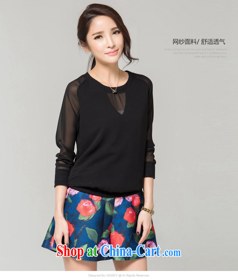 Blue Water increase, women 2015 spring new thick MM solid shirt relaxed simplicity T shirts snow woven shirts 55,799 black large code XL pictures, price, brand platters! Elections are good character, the national distribution, so why buy now enjoy more preferential! Health