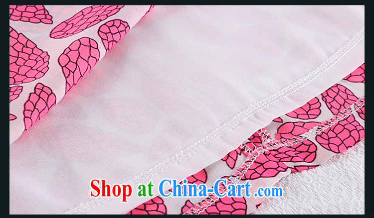 Mephidross economy honey, the European site is the European and American dress summer 2015 new stylish stamp short-sleeved snow woven skirt S 2626 pink XXXL pictures, price, brand platters! Elections are good character, the national distribution, so why buy now enjoy more preferential! Health