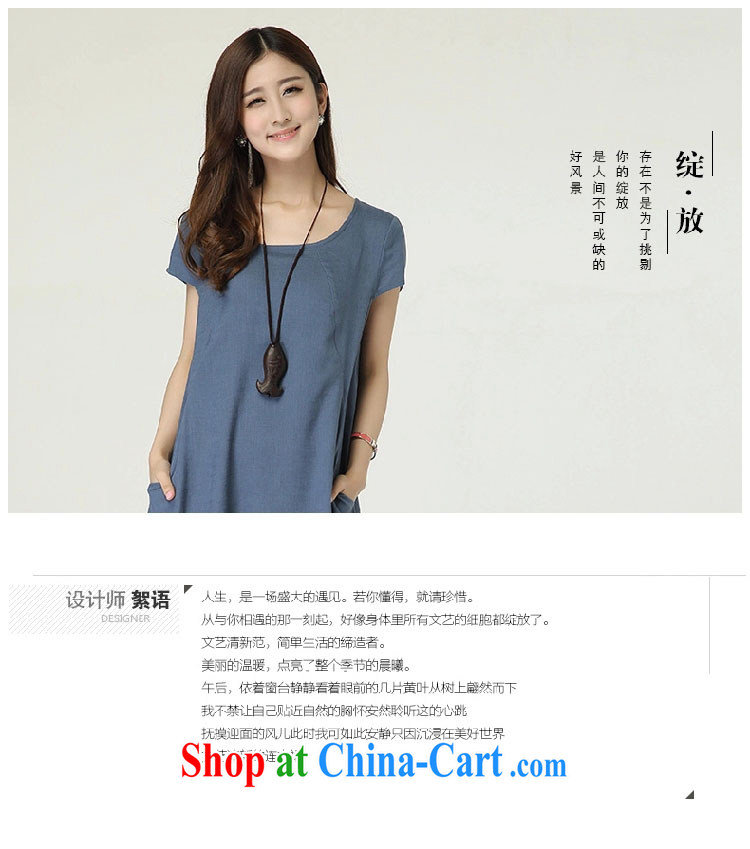 GE, Elizabeth's summer 2015 New, and indeed increase, female loose linen dresses cotton the skirt LYC 032 green XXL pictures, price, brand platters! Elections are good character, the national distribution, so why buy now enjoy more preferential! Health