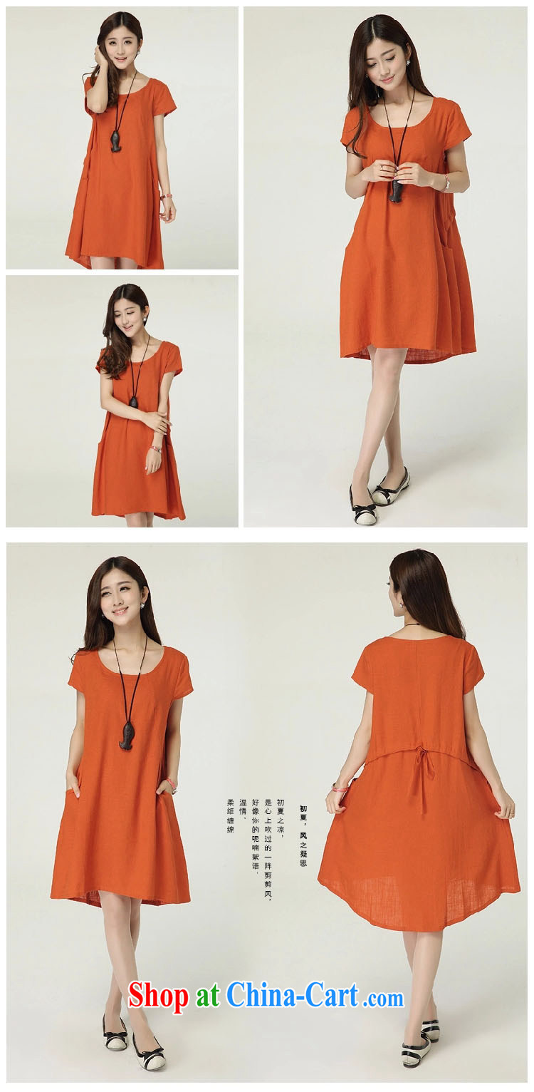 GE, Elizabeth's summer 2015 New, and indeed increase, female loose linen dresses cotton the skirt LYC 032 green XXL pictures, price, brand platters! Elections are good character, the national distribution, so why buy now enjoy more preferential! Health