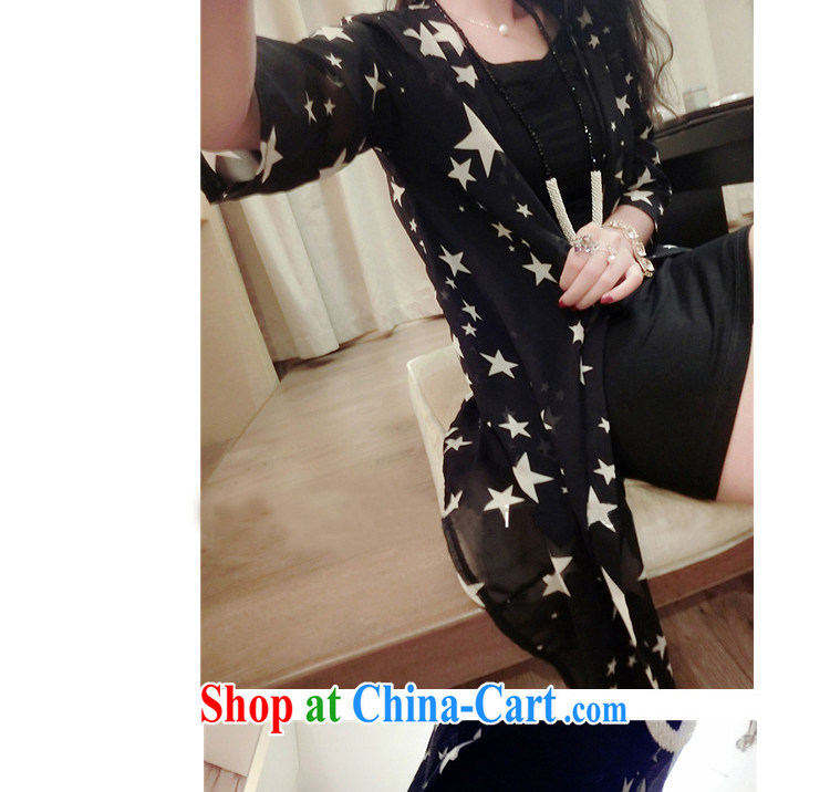 The sea 2015 summer new, long, large, female stretch sexy Web yarn 7 cuff cardigan shirt female hood T-shirt 9012 white XXXL pictures, price, brand platters! Elections are good character, the national distribution, so why buy now enjoy more preferential! Health