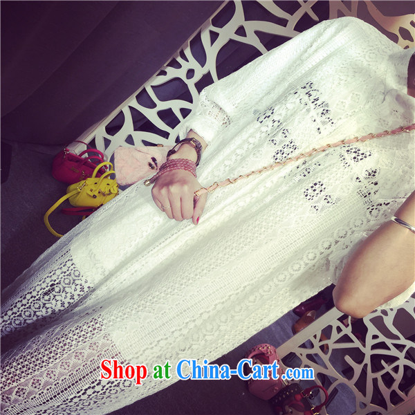 The sea 2015 summer new large, female, long Openwork lace skirt and indeed the long-sleeved T-shirt dress girl, jacket 9005 black XXXL pictures, price, brand platters! Elections are good character, the national distribution, so why buy now enjoy more preferential! Health