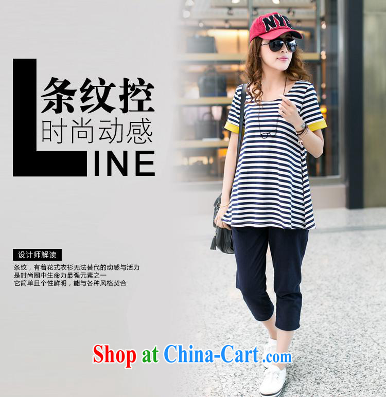- Summer 2015 mm thick and fat XL female sport and leisure T-shirt package thick sister loose Korean blue XXXL pictures, price, brand platters! Elections are good character, the national distribution, so why buy now enjoy more preferential! Health