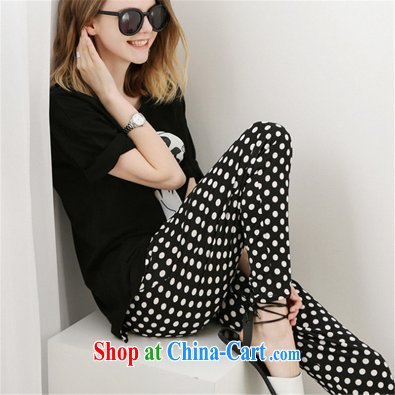 Women of 2015 workshop on the European site summer New Wave, loose the code back in casual pants, trousers Soft High stretch thick mm summer and indeed increase the point package 4 XL recommendations 165 - 180 jack