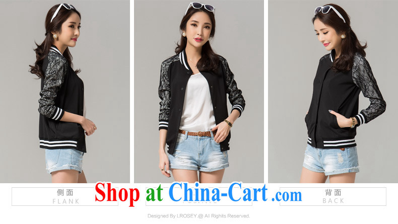 blue if the water increase, women 2015 spring new thick MM cardigan Korean version stitching leisure baseball uniform jacket black large code XXXL pictures, price, brand platters! Elections are good character, the national distribution, so why buy now enjoy more preferential! Health