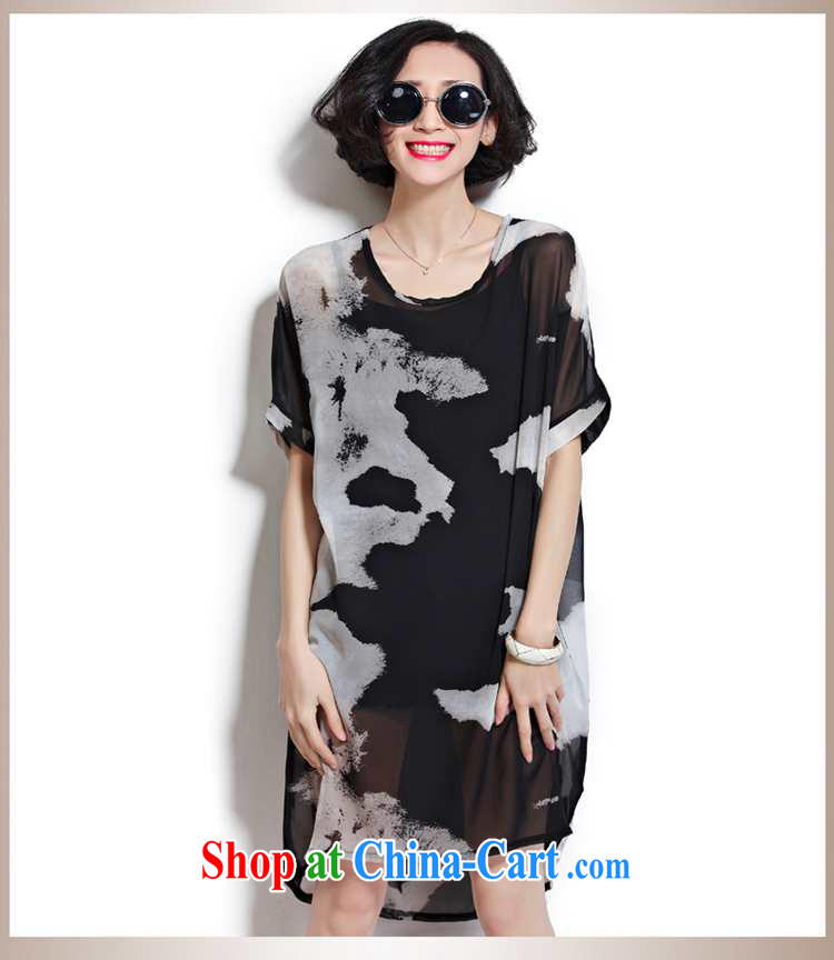 1000 double Yi Su-Summer in Europe and America, the code does not rule snow woven large, stylish thick MM dresses ZM 7165 and black and red floral large code are code pictures, price, brand platters! Elections are good character, the national distribution, so why buy now enjoy more preferential! Health