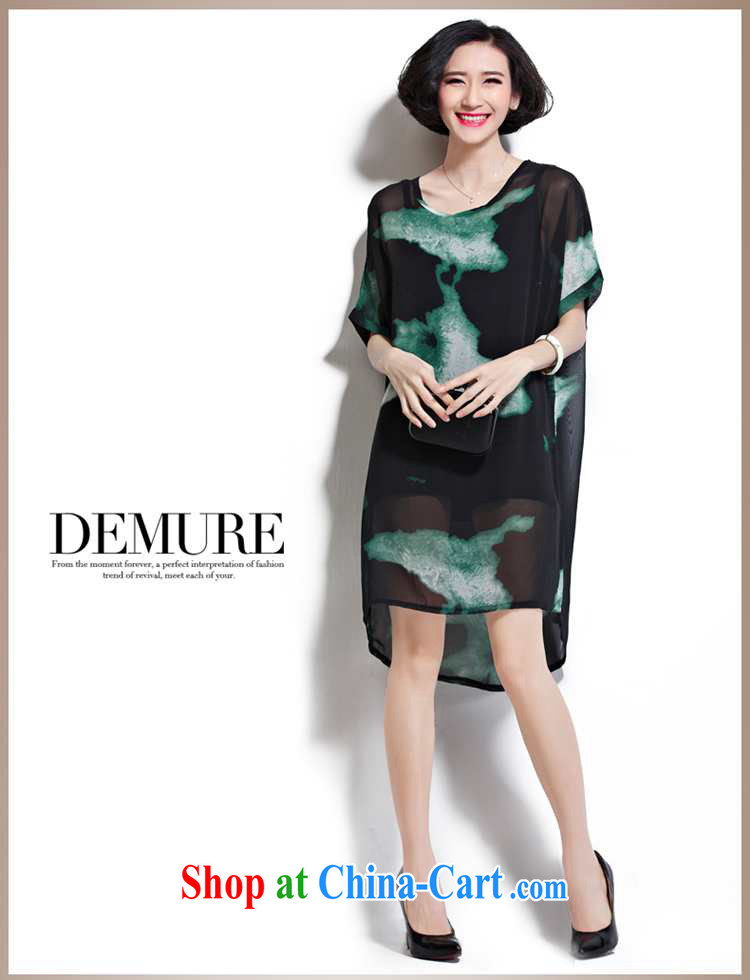 1000 double Yi Su-Summer in Europe and America, the code does not rule snow woven large, stylish thick MM dresses ZM 7165 and black and red floral large code are code pictures, price, brand platters! Elections are good character, the national distribution, so why buy now enjoy more preferential! Health
