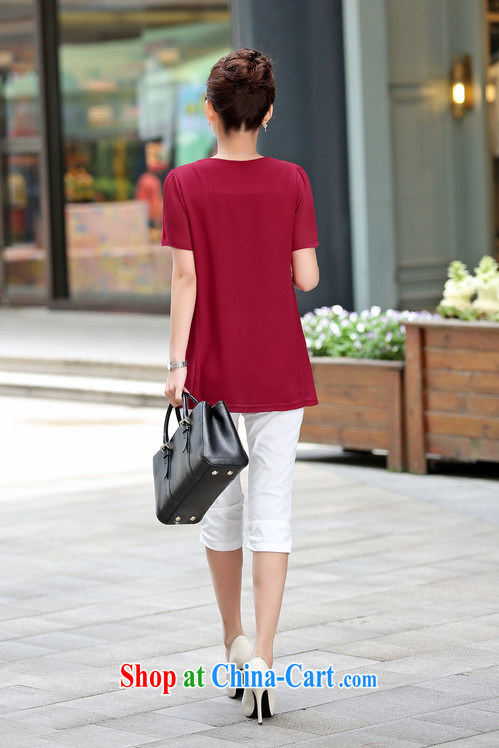 The Love 2015 summer new, large, mom with chic manually staple Pearl noble leave of two, cultivating 100 snow ground woven shirts OH of 56,530 red XXXL pictures, price, brand platters! Elections are good character, the national distribution, so why buy now enjoy more preferential! Health
