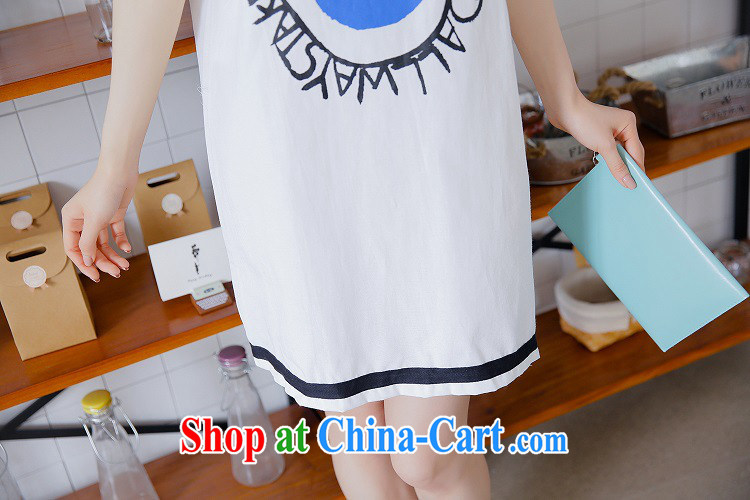 Yoga, is 2015 new Korean version Leisure Centers MM XL female loose cotton the stamp V collar short-sleeve maternity dress 8353 white XL pictures, price, brand platters! Elections are good character, the national distribution, so why buy now enjoy more preferential! Health