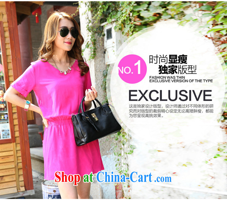 Cool Barbie ethnic 2015 solid-colored short-sleeved V mighty code dresses summer skirt solid female black 3 XL recommendations 155 - 170 Jack pictures, price, brand platters! Elections are good character, the national distribution, so why buy now enjoy more preferential! Health
