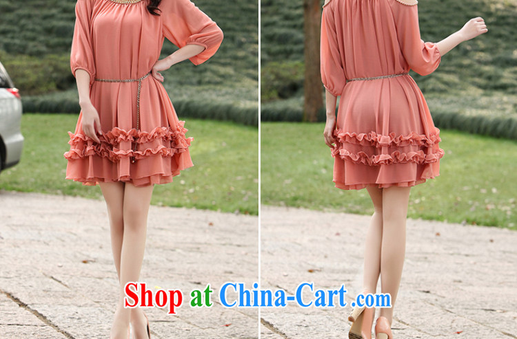 Vicky Ling Song 2015 bare shoulders snow woven larger dresses summer new loose video thin Korean L 2299 yellow 4 XL pictures, price, brand platters! Elections are good character, the national distribution, so why buy now enjoy more preferential! Health