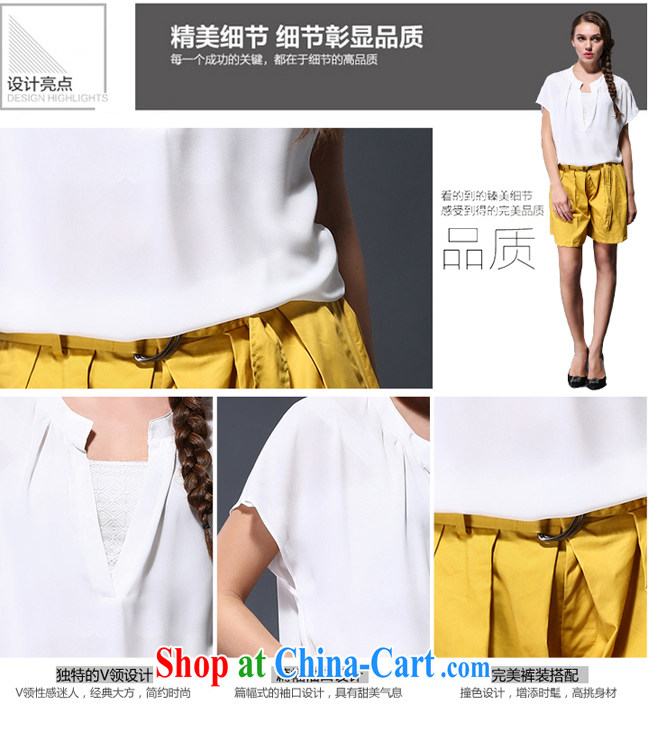 o Ya-ting 2015 New, and indeed increase, female fat mm short-sleeve snow woven shirts graphics thin shorts Leisure package female picture color two-piece 5 XL recommends that you 175 - 200 Jack pictures, price, brand platters! Elections are good character, the national distribution, so why buy now enjoy more preferential! Health