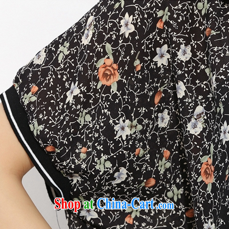 Director of the Advisory Committee 2015 spring and summer with new, and indeed increase, female fat mm long floral shirt short-sleeved snow woven double-yi skirt floral pattern are relaxed, chest of tile 140, made the Advisory Committee (mmys), online shopping